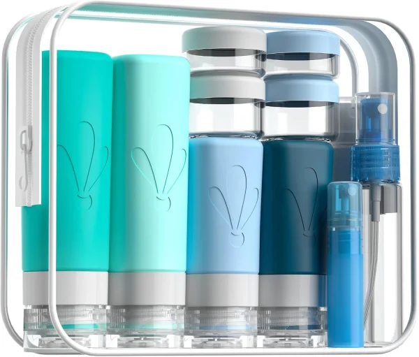 17 Pack TSA Approved Travel Bottles