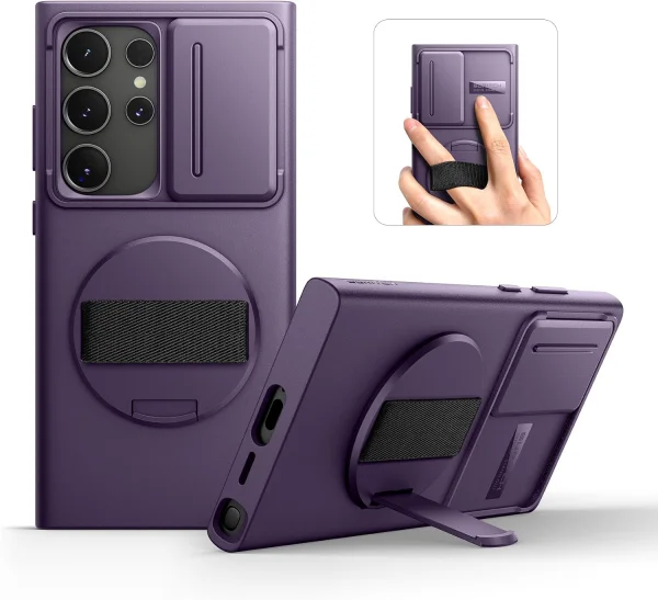 Samsung Galaxy S24 Ultra Case with 360° Rotatable Hand Strap
